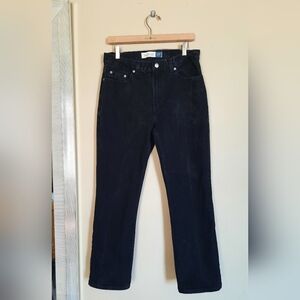Gap Mottled Black Jeans Straight Leg Bootcut
